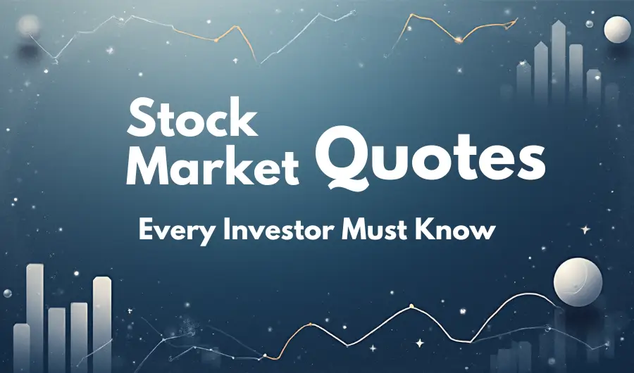 Illustration of stock market quotes 